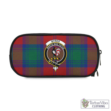 Byres (Byses) Tartan Pen and Pencil Case with Family Crest One Size 4.13*8.74 inch - Tartan Vibes Clothing