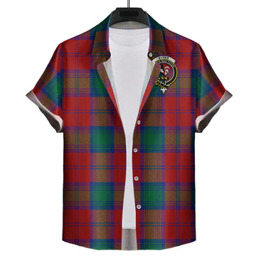 Byres (Byses) Tartan Hawaiian Shirt with Family Crest Kid - Tartan Vibes Clothing