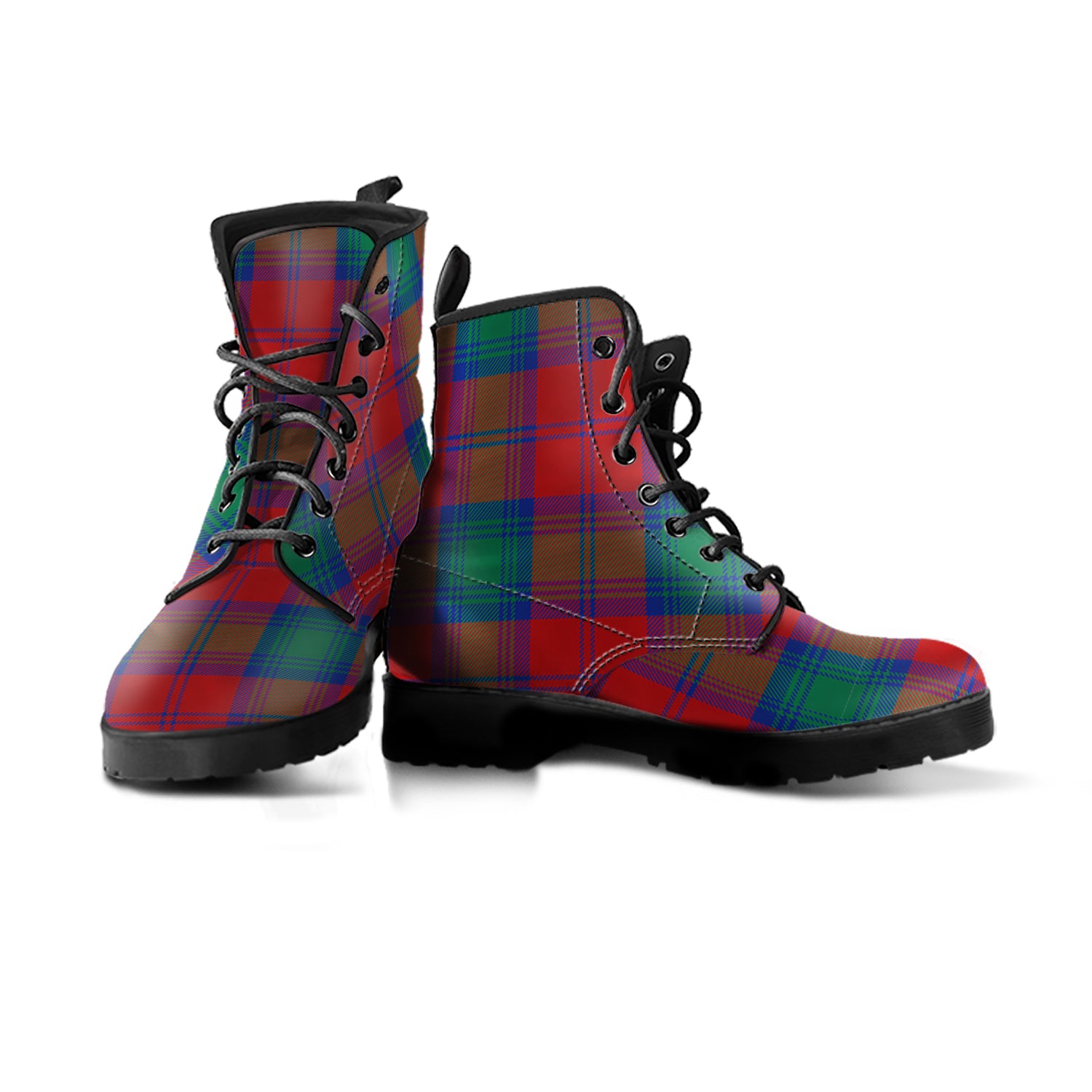 Byres (Byses) Tartan Leather Boots Men' Boots - Tartan Vibes Clothing