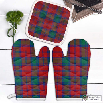 Byres (Byses) Tartan Combo Oven Mitt & Pot-Holder Combo 2 Oven Mitt & 1 Pot-Holder Black - Tartan Vibes Clothing