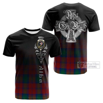 Byres (Byses) Tartan Cotton T-shirt Featuring Alba Gu Brath Family Crest Celtic Inspired Kid's Shirt - Tartan Vibes Clothing