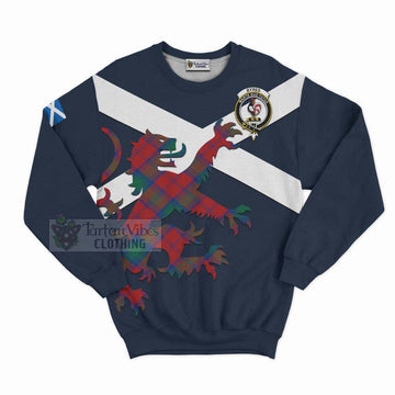 Byres (Byses) Tartan Lion Rampant Sweatshirt Proudly Display Your Heritage with Alba Gu Brath and Clan Name Unisex - Tartan Vibes Clothing