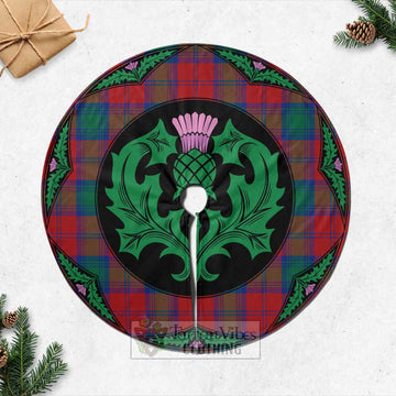 Byres (Byses) Tartan Christmas Tree Skirt Scottish Thistle Style Casual Tree Skirts - Tartan Vibes Clothing