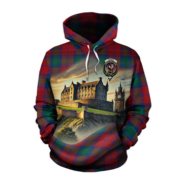 Byres (Byses) Tartan Family Crest Cotton Hoodie with Scottish Ancient Castle Style Pullover Hoodie XS - Tartan Vibes Clothing