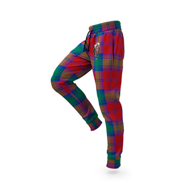 Byres (Byses) Tartan Joggers Pants with Family Crest S - Tartan Vibes Clothing