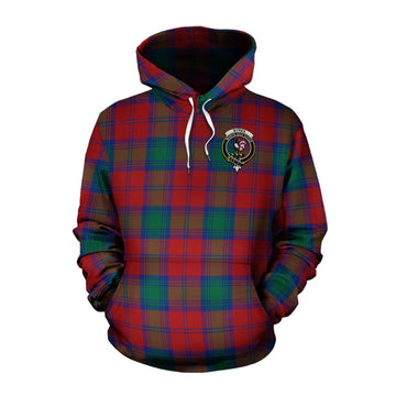 Byres (Byses) Tartan Cotton Hoodie with Family Crest Celtic Skull Style Pullover Hoodie XS - Tartan Vibes Clothing