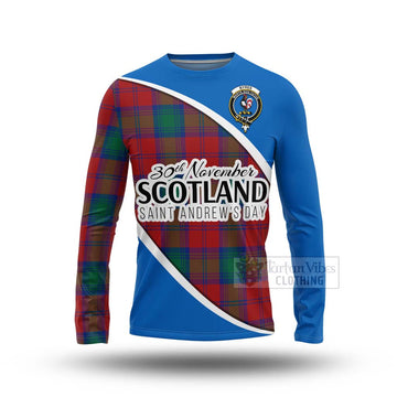 Byres (Byses) Family Crest Tartan Long Sleeve T-Shirt Celebrate Saint Andrew's Day in Style Unisex - Tartan Vibes Clothing