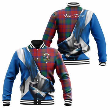 Byres (Byses) Tartan Baseball Jacket with Family Crest Scotland Patriotic Style Unisex - Tartan Vibes Clothing