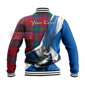 Byres (Byses) Tartan Baseball Jacket with Family Crest Scotland Patriotic Style - Tartan Vibes Clothing