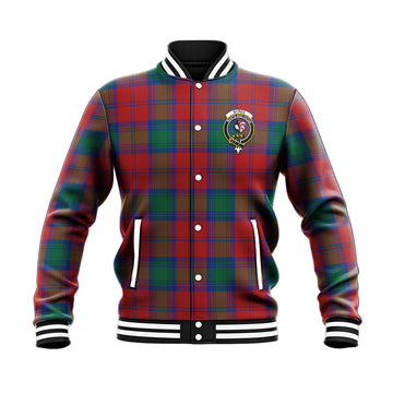 Byres (Byses) Tartan Baseball Jacket with Family Crest - Tartan Vibes Clothing