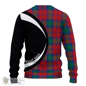 Byres (Byses) Tartan Ugly Sweater with Family Crest Circle Style - Tartan Vibes Clothing