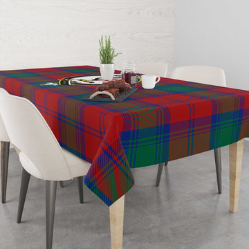 Byres (Byses) Tartan Tablecloth with Family Crest M 39.4"x59"(100x150cm) - Tartan Vibes Clothing