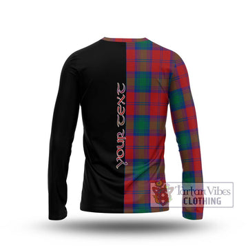 Byres (Byses) Tartan Long Sleeve T-Shirt with Family Crest and Half Of Me Style - Tartan Vibes Clothing