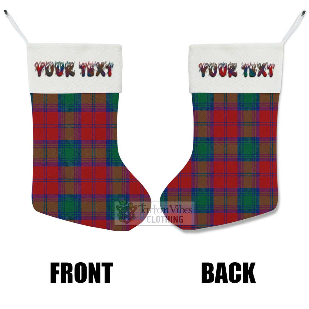 Byres (Byses) Tartan Christmas Stocking with Personalized Text - Tartan Vibes Clothing