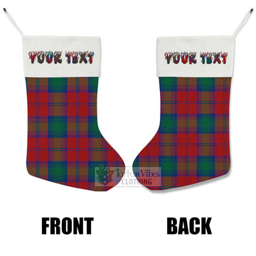Byres (Byses) Tartan Christmas Stocking with Personalized Text - Tartan Vibes Clothing