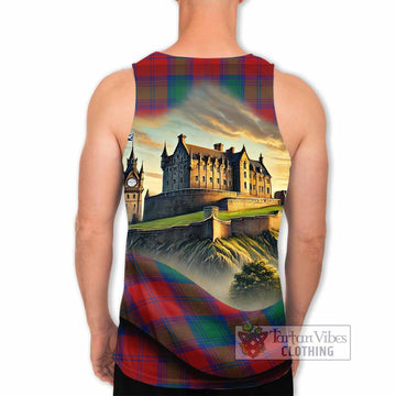 Byres (Byses) Tartan Family Crest Men's Tank Top with Scottish Ancient Castle Style - Tartan Vibes Clothing