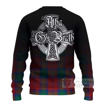 Byres (Byses) Tartan Ugly Sweater Featuring Alba Gu Brath Family Crest Celtic Inspired - Tartan Vibes Clothing
