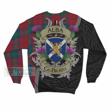 Byres (Byses) Tartan Family Crest Sweatshirt Lion Rampant Royal Thistle Shield Celtic Inspired - Tartan Vibes Clothing