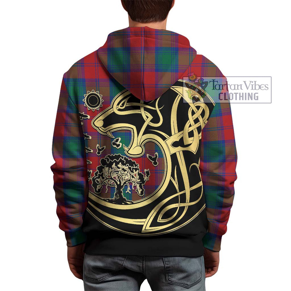 Byres (Byses) Tartan Hoodie with Family Crest Celtic Wolf Style - Tartan Vibes Clothing
