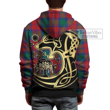 Byres (Byses) Tartan Hoodie with Family Crest Celtic Wolf Style - Tartan Vibes Clothing