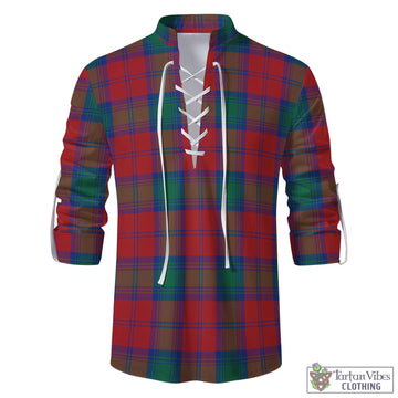 Byres (Byses) Tartan Men's Scottish Traditional Jacobite Ghillie Kilt Shirt - Tartan Vibes Clothing