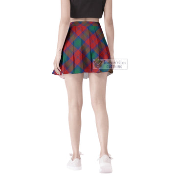 Byres (Byses) Tartan Women's Plated Mini Skirt
