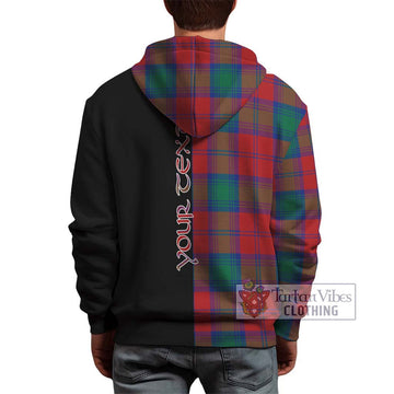 Byres (Byses) Tartan Hoodie with Family Crest and Half Of Me Style - Tartan Vibes Clothing