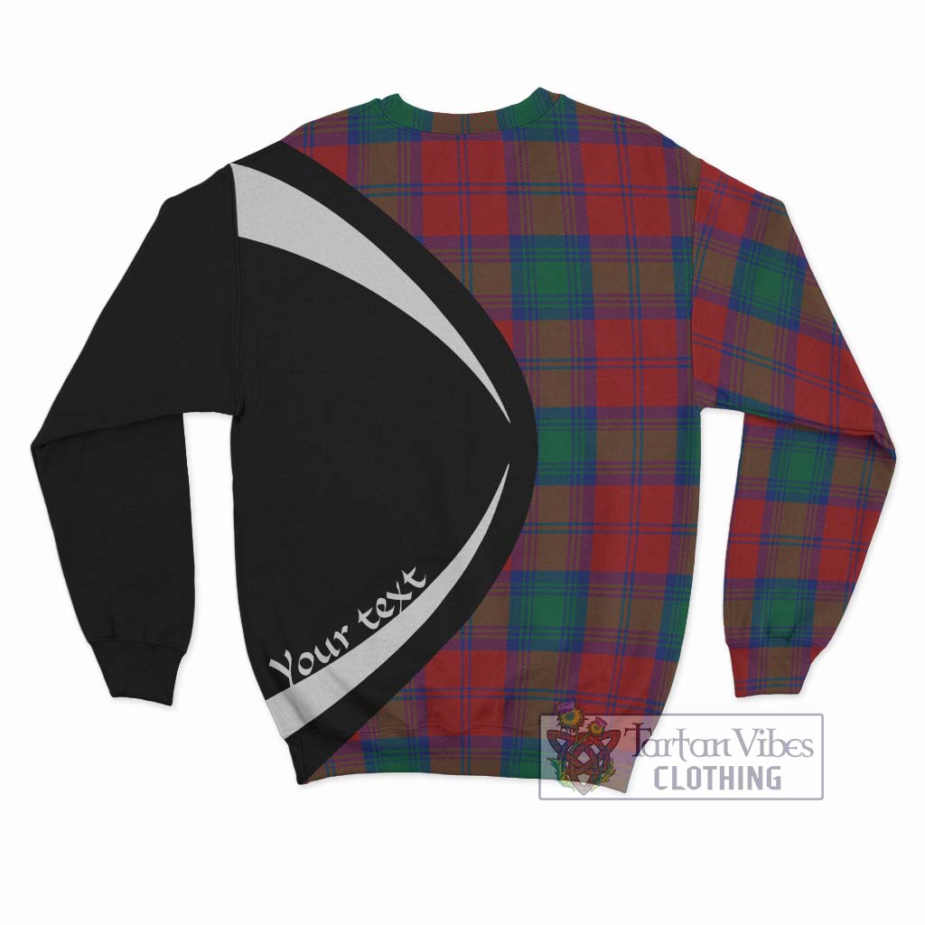 Byres (Byses) Tartan Sweatshirt with Family Crest Circle Style - Tartan Vibes Clothing