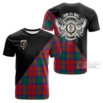 Byres (Byses) Tartan Cotton T-shirt with Family Crest and Military Logo Style Kid's Shirt - Tartan Vibes Clothing