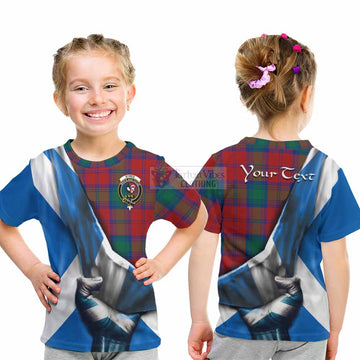 Byres (Byses) Tartan Kid T-Shirt with Family Crest Scotland Patriotic Style - Tartan Vibes Clothing