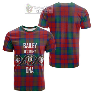 Tartan Vibes Clothing Byres (Byses) Tartan Cotton T-shirt with Family Crest DNA In Me Style