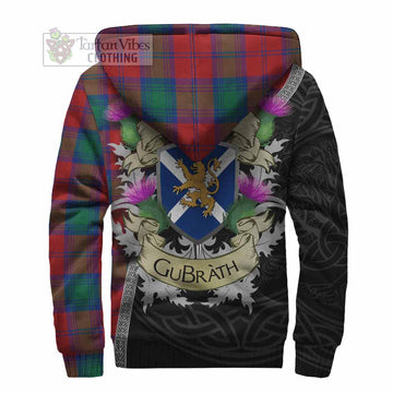 Byres (Byses) Tartan Family Crest Sherpa Hoodie Lion Rampant Royal Thistle Shield Celtic Inspired - Tartan Vibes Clothing