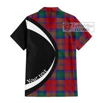 Byres (Byses) Tartan Hawaiian Shirt with Family Crest Circle Style - Tartan Vibes Clothing