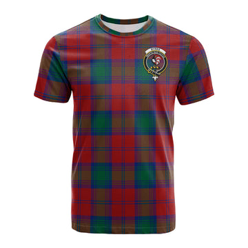 Byres (Byses) Tartan T-Shirt with Family Crest - Tartan Vibes Clothing