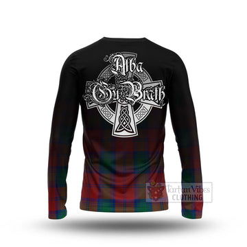 Byres (Byses) Tartan Long Sleeve T-Shirt Featuring Alba Gu Brath Family Crest Celtic Inspired - Tartan Vibes Clothing