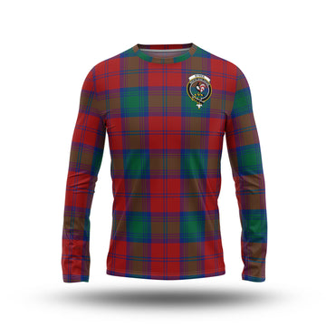 Byres (Byses) Tartan Long Sleeve T-Shirt with Family Crest - Tartan Vibes Clothing
