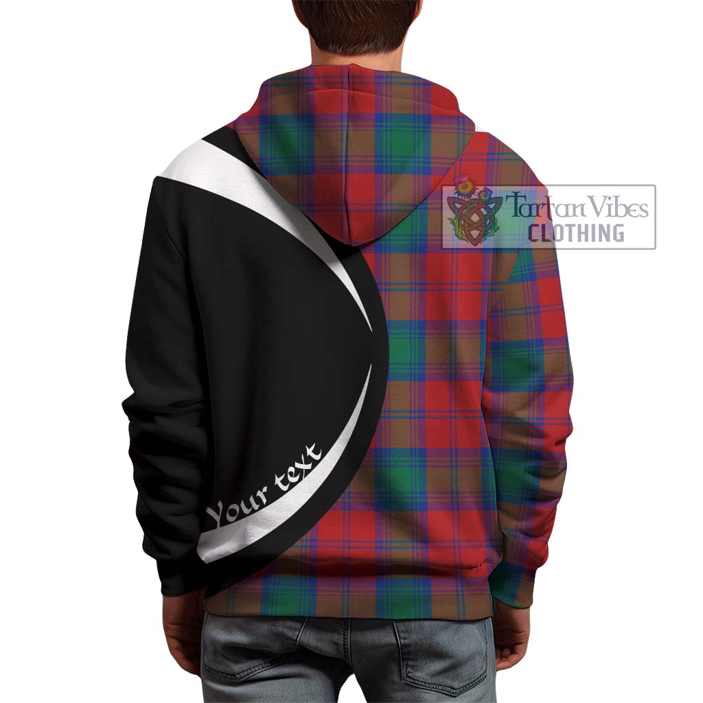 Byres (Byses) Tartan Hoodie with Family Crest Circle Style - Tartan Vibes Clothing
