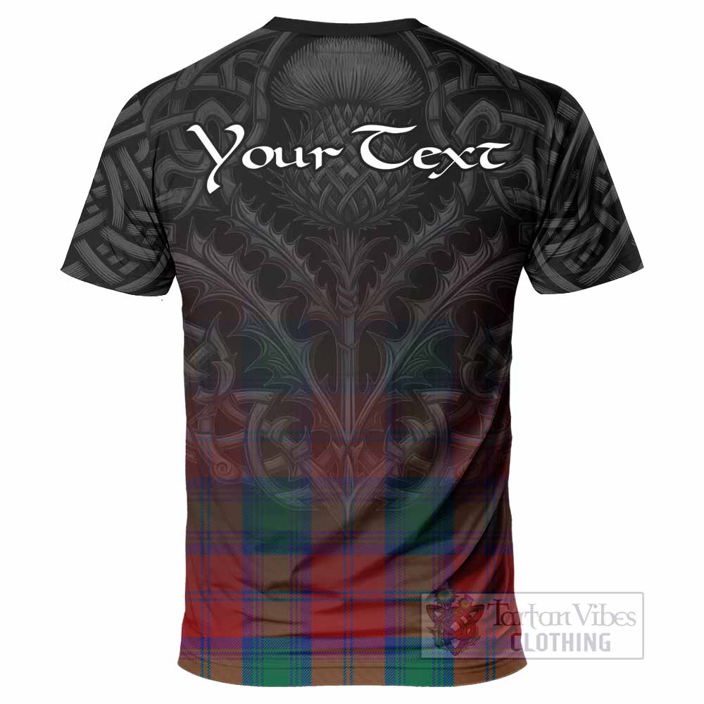 Byres (Byses) Tartan T-Shirt with Family Crest Celtic Thistle Vibes - Tartan Vibes Clothing