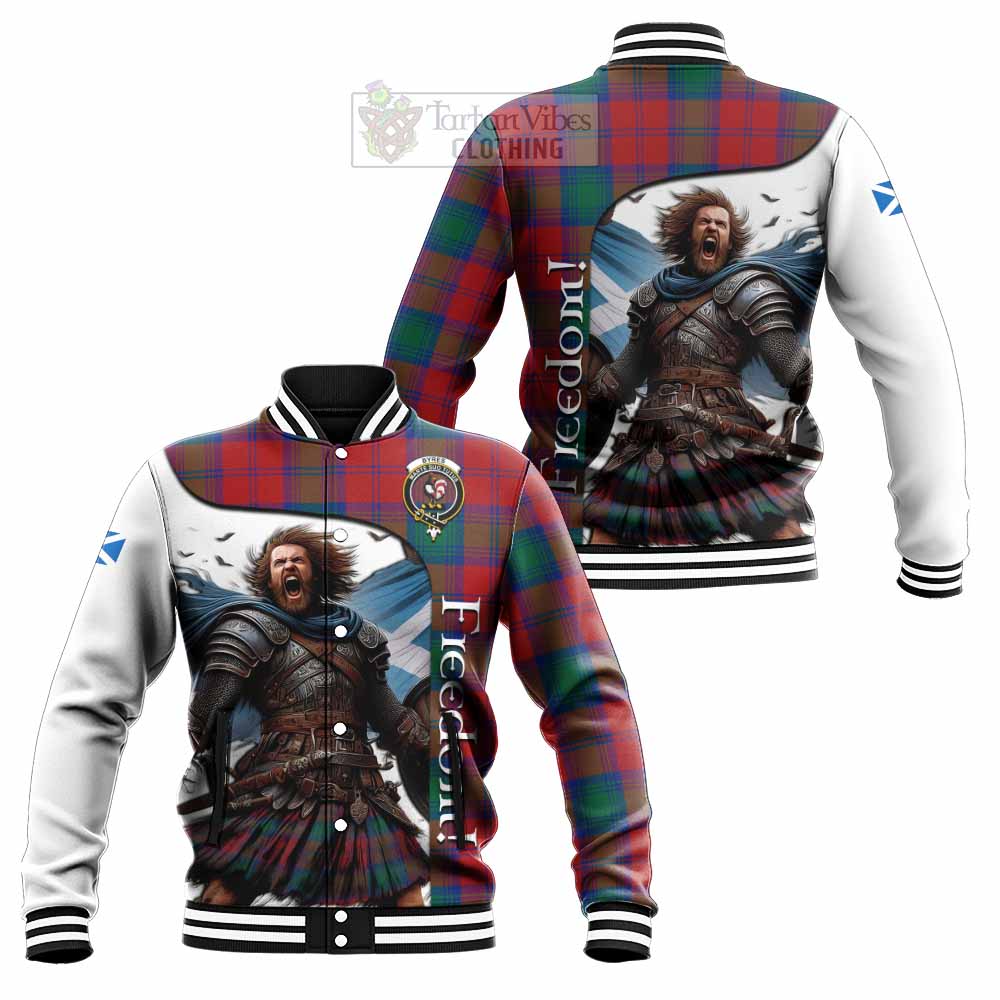 Byres (Byses) Crest Tartan Baseball Jacket Inspired by the Freedom of Scottish Warrior - Tartan Vibes Clothing