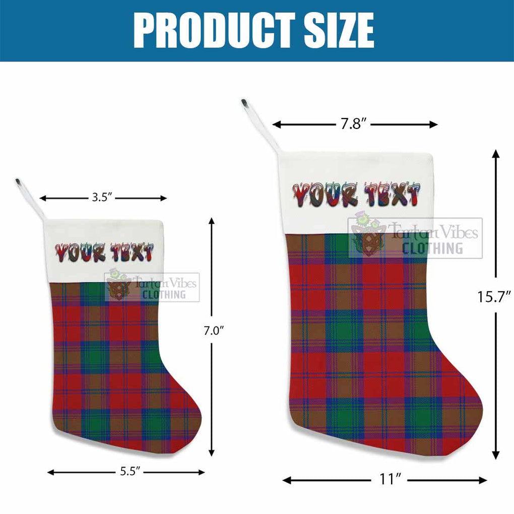 Byres (Byses) Tartan Christmas Stocking with Personalized Text - Tartan Vibes Clothing
