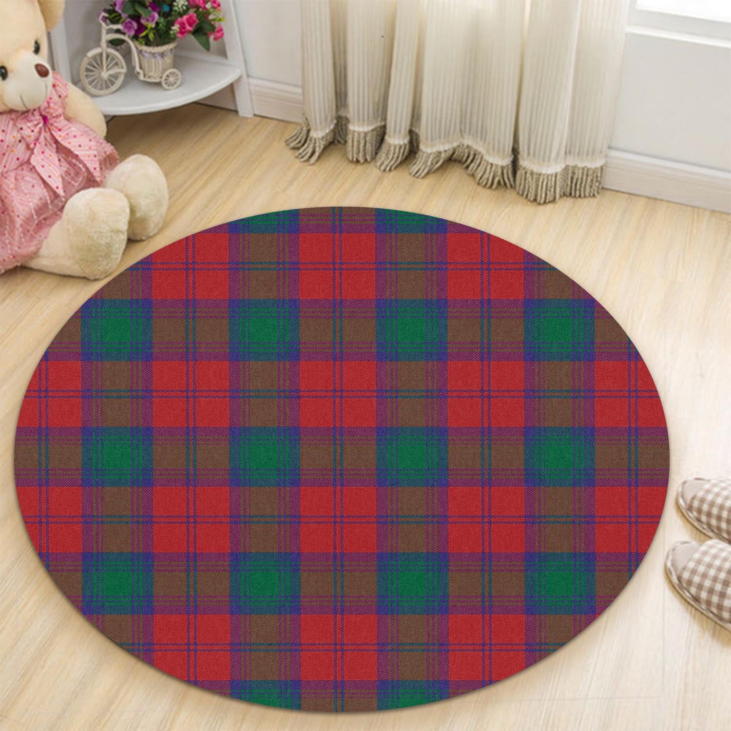 Byres (Byses) Tartan Round Rug - Tartan Vibes Clothing