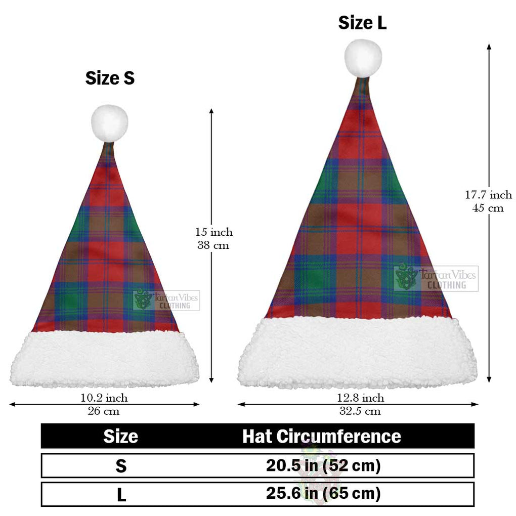 Byres (Byses) Tartan Christmas Santa Hats Christmas Hat L 25.6in (65cm) - Tartan Vibes Clothing