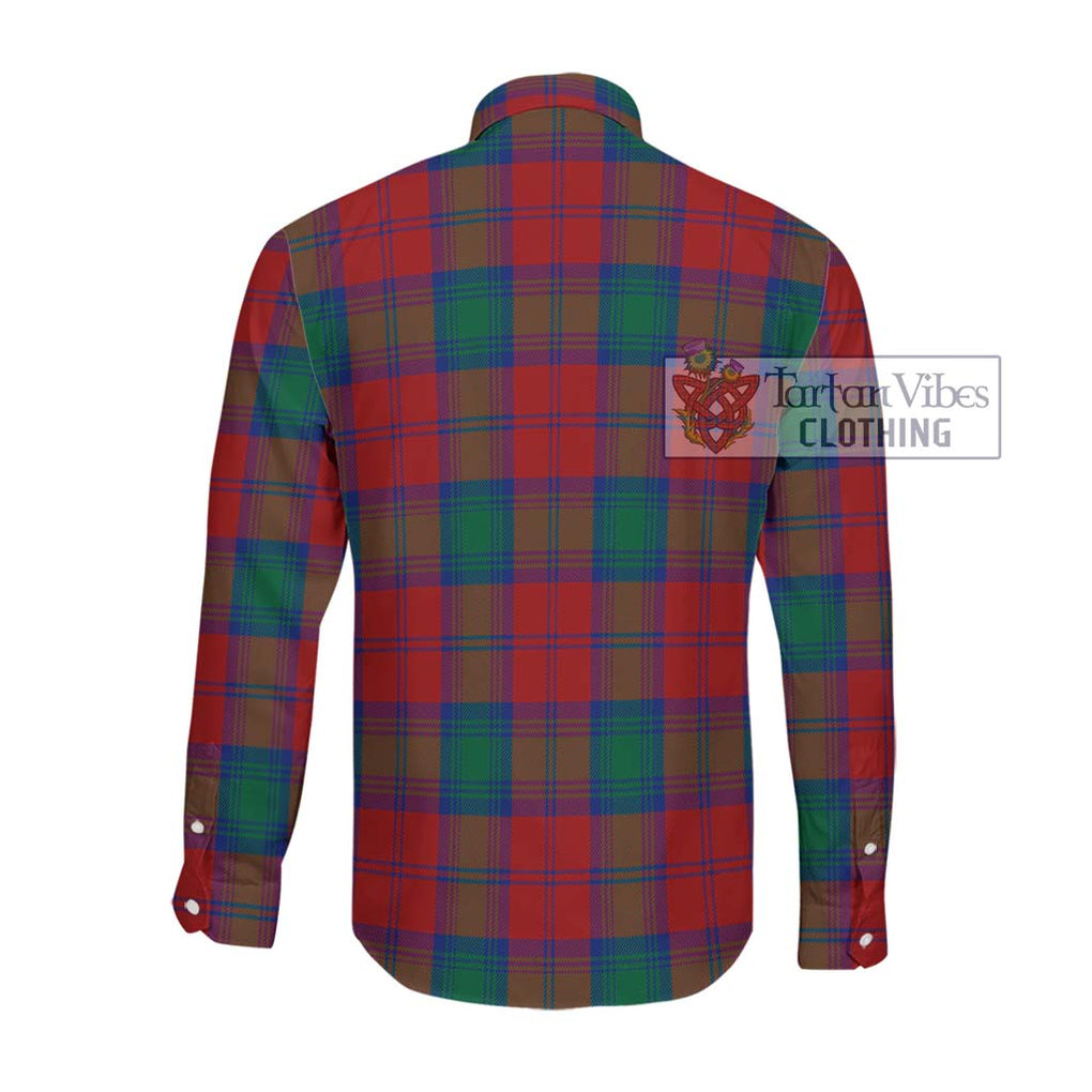 Byres (Byses) Tartan Long Sleeve Button Shirt with Family Crest DNA In Me Style - Tartanvibesclothing Shop