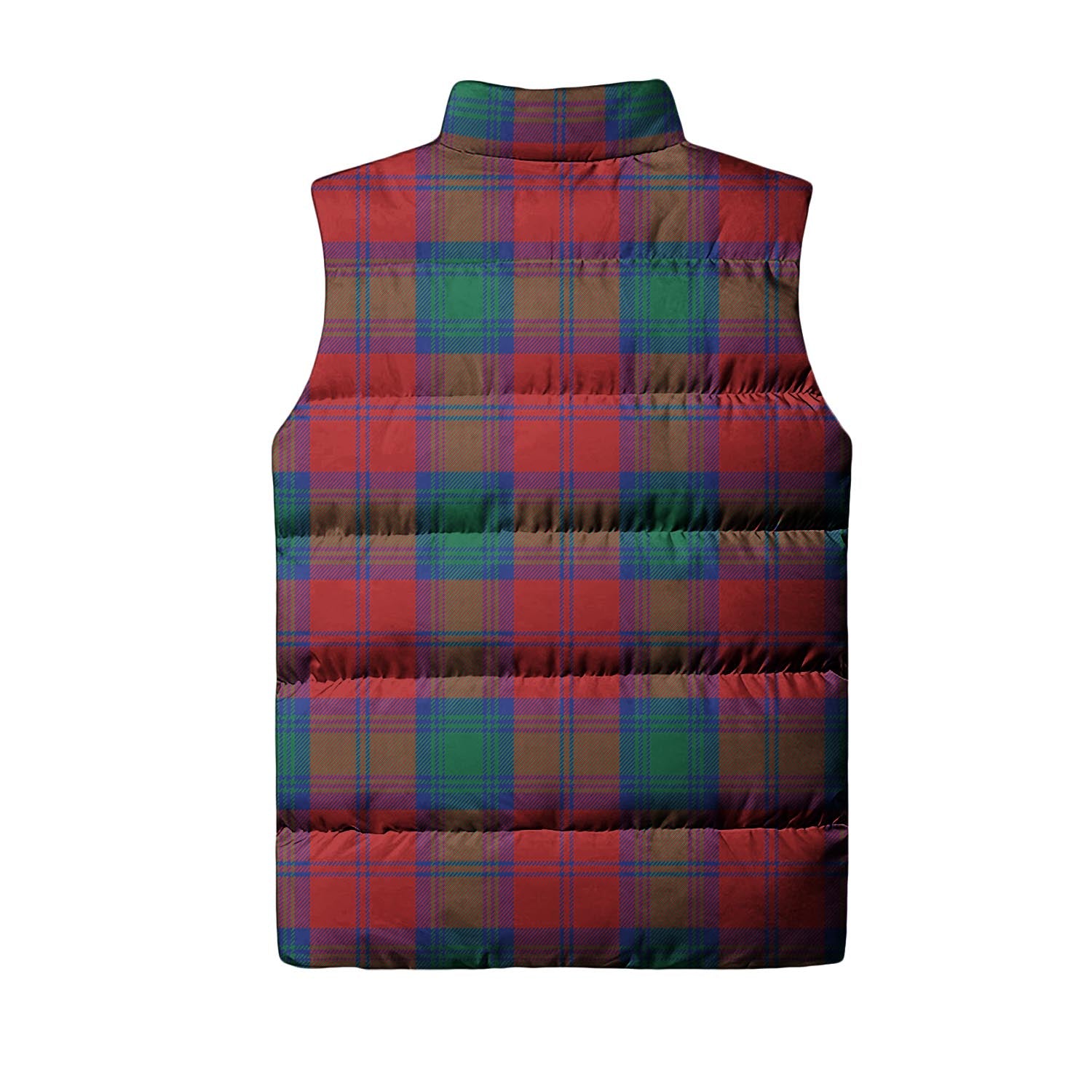 Byres (Byses) Tartan Sleeveless Puffer Jacket with Family Crest - Tartan Vibes Clothing