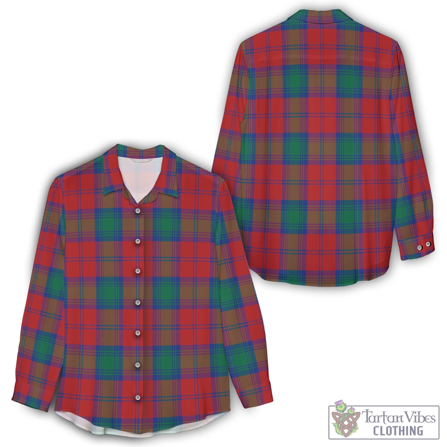 Byres (Byses) Tartan Women's Casual Shirt - Tartan Vibes Clothing