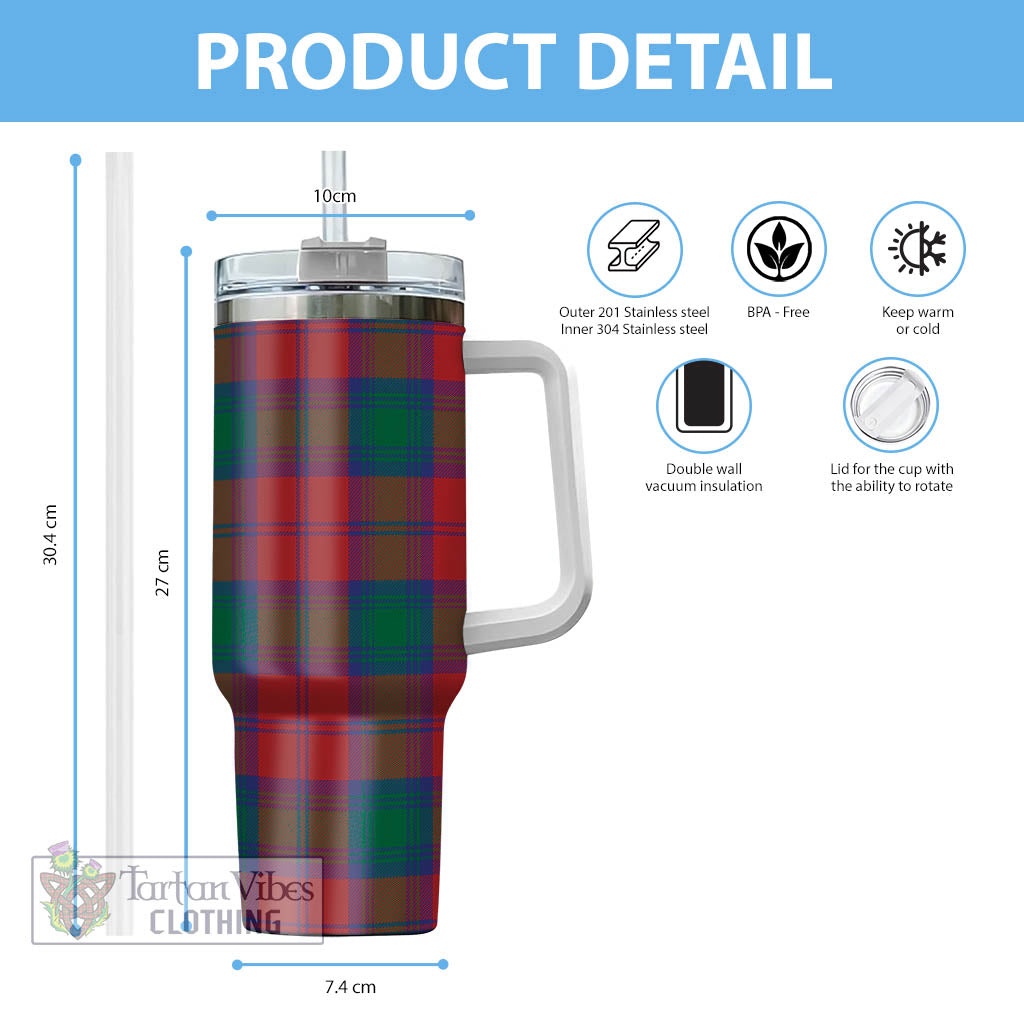 Byres (Byses) Tartan Tumbler with Handle - Tartan Vibes Clothing