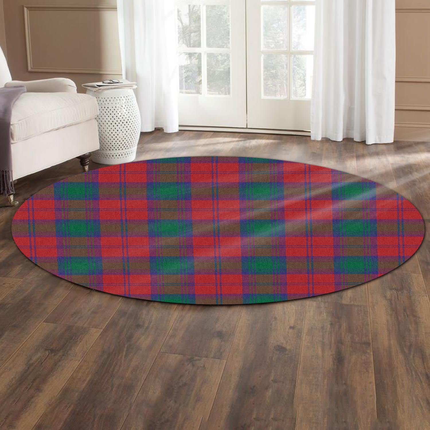 Byres (Byses) Tartan Round Rug - Tartan Vibes Clothing