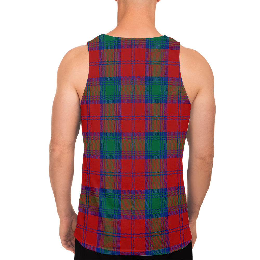 Byres (Byses) Tartan Mens Tank Top with Family Crest - Tartan Vibes Clothing