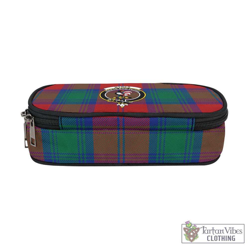 Byres (Byses) Tartan Pen and Pencil Case with Family Crest - Tartan Vibes Clothing