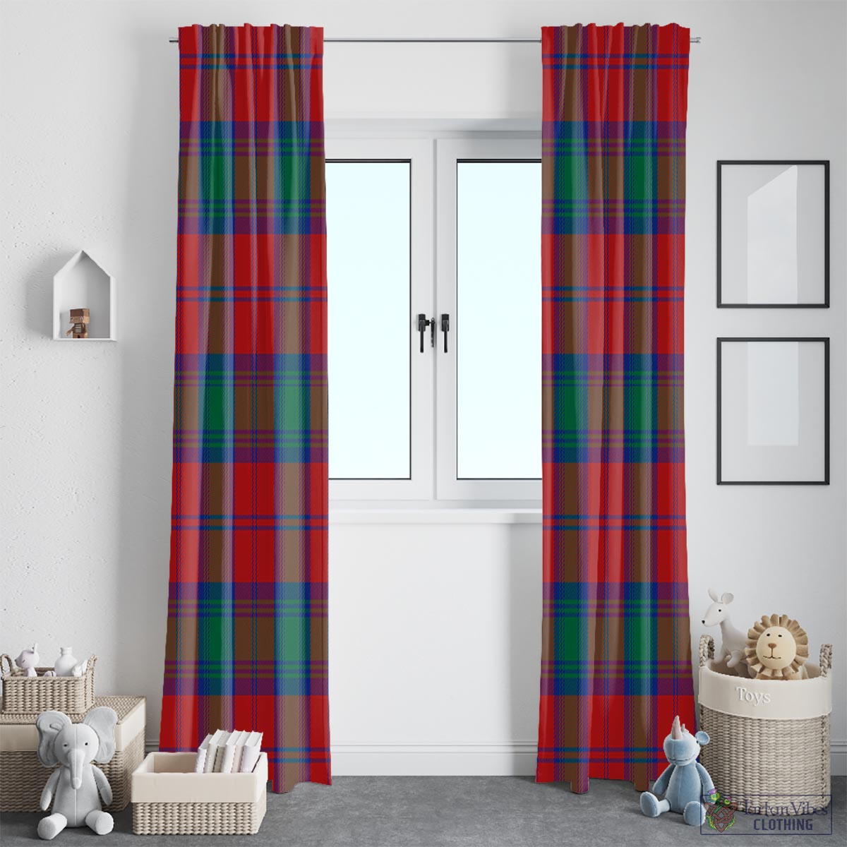 Byres (Byses) Tartan Window Curtain